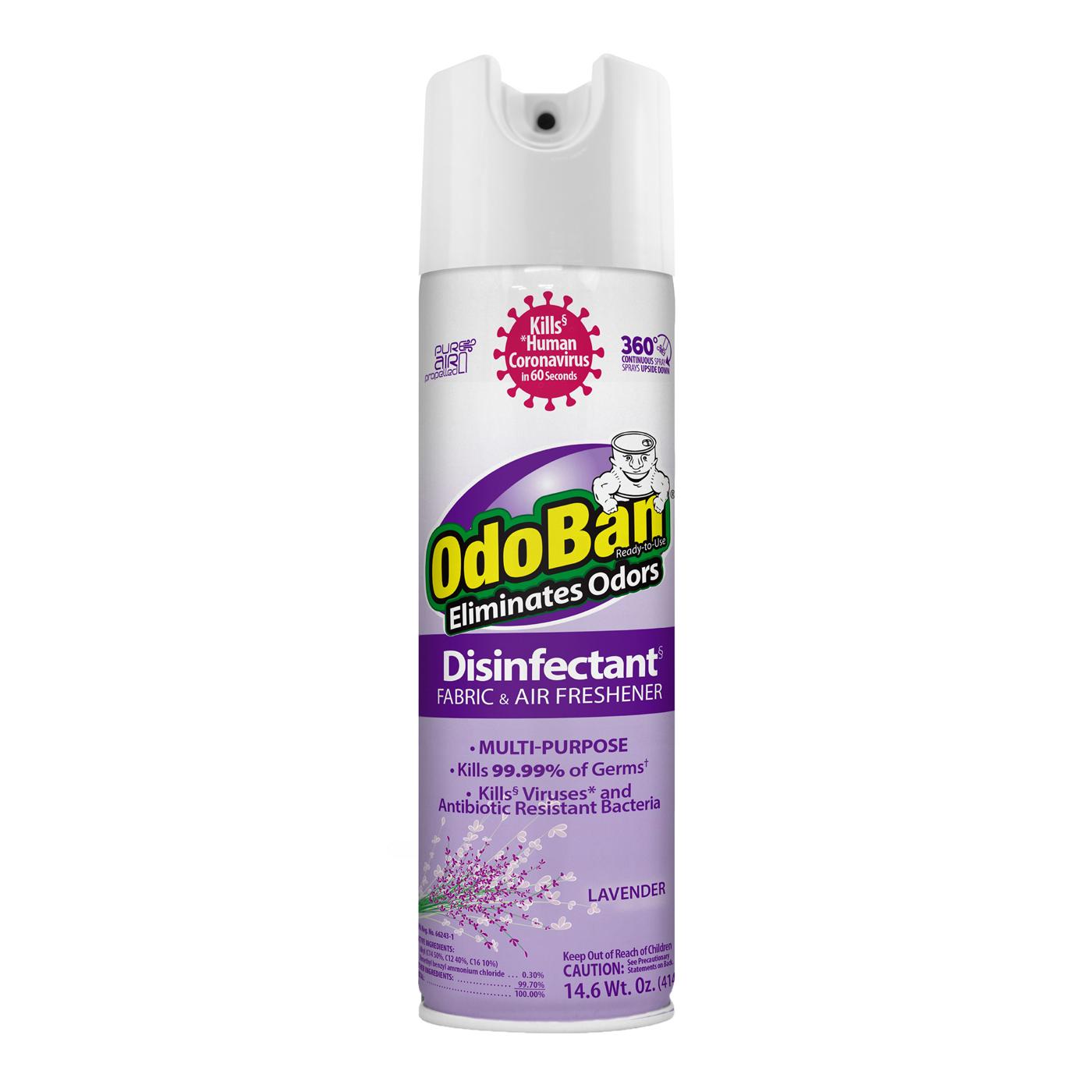 OdoBan Lavender Disinfectant Spray; image 1 of 4