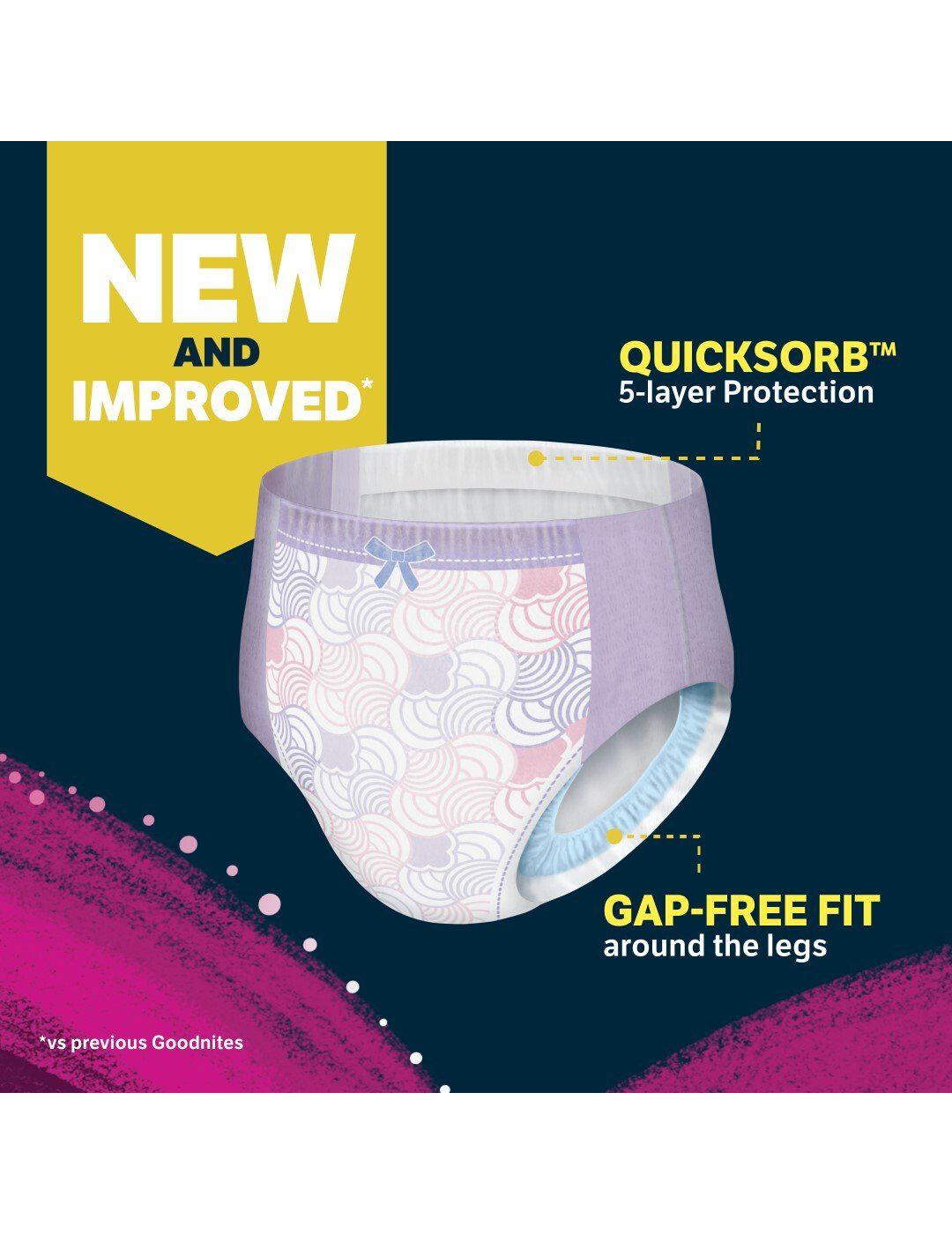 Goodnites Overnight Underwear for Girls - L; image 7 of 7