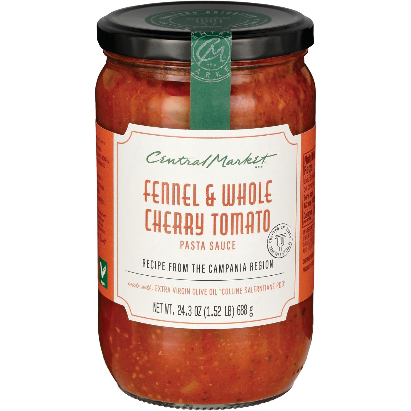 Central Market Campania Fennel & Whole Cherry Tomato Pasta Sauce; image 1 of 2