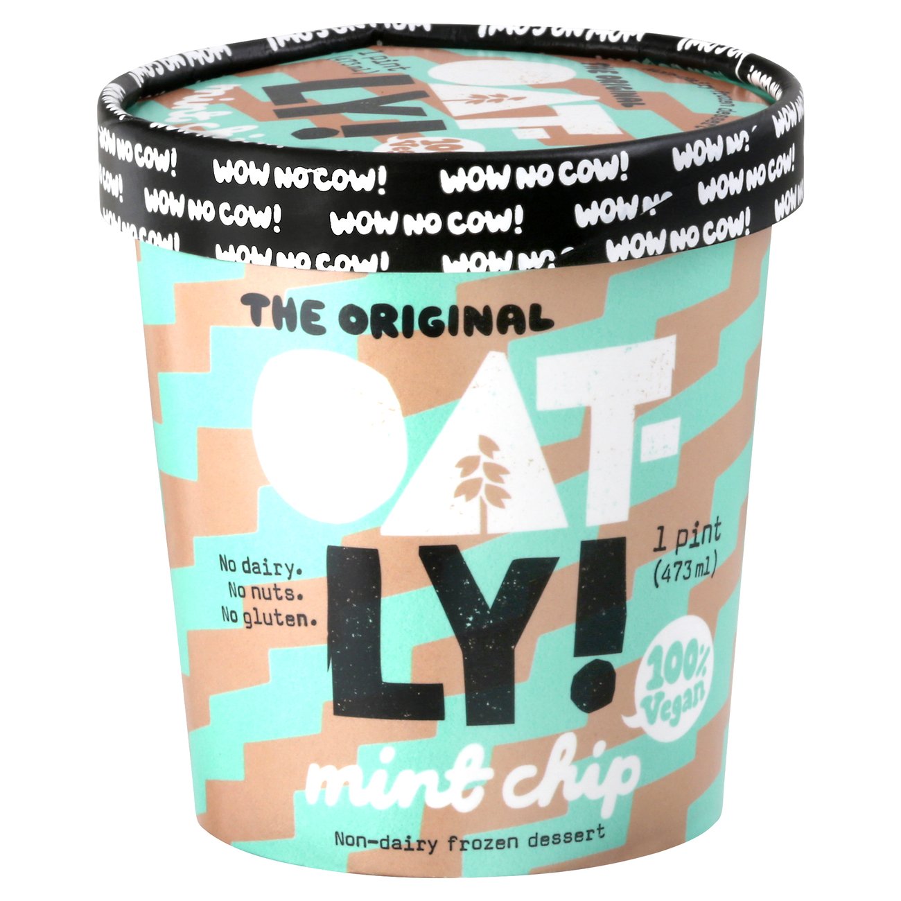OatLy! Mint Chocolate Chip NonDairy Frozen Dessert Shop Ice cream
