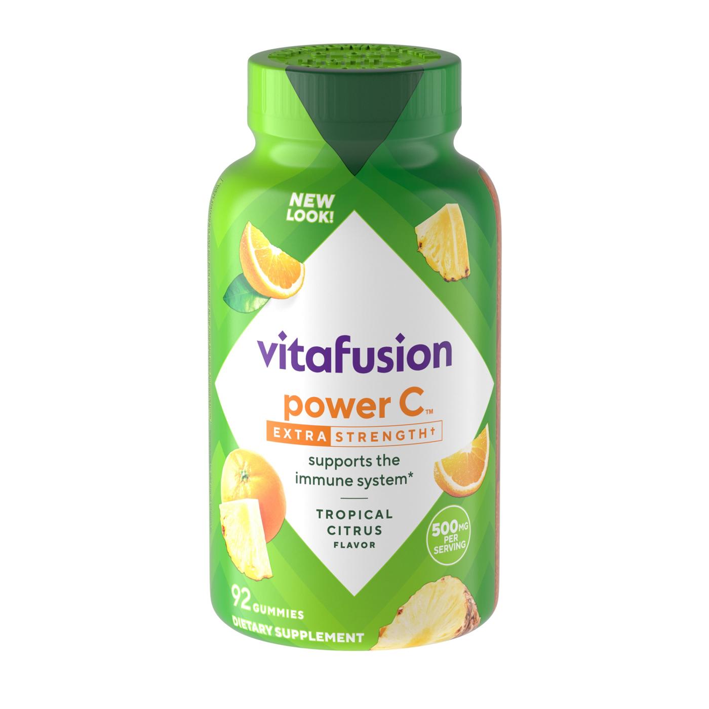 Vitafusion Power C Extra Strength 500 mg Gummies - Tropical Citrus; image 1 of 6