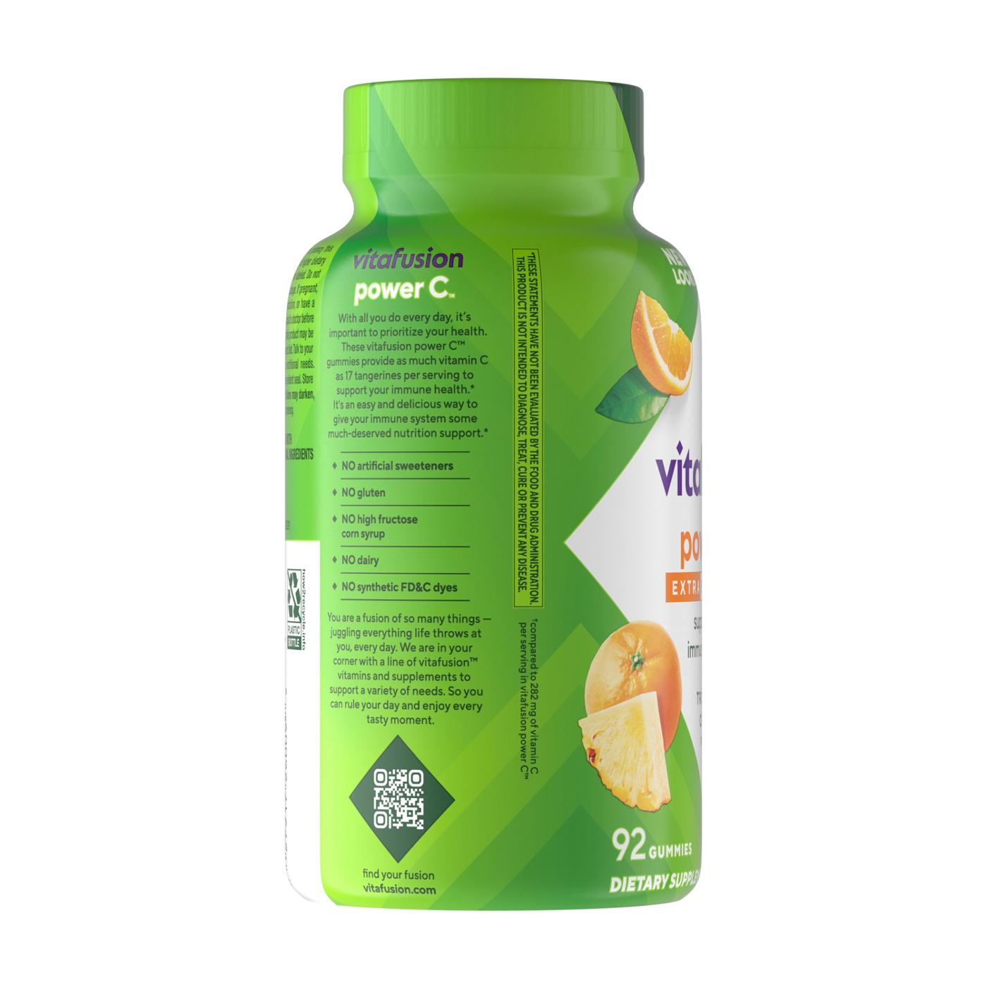 Vitafusion Power C Extra Strength 500 mg Gummies - Tropical Citrus; image 2 of 6