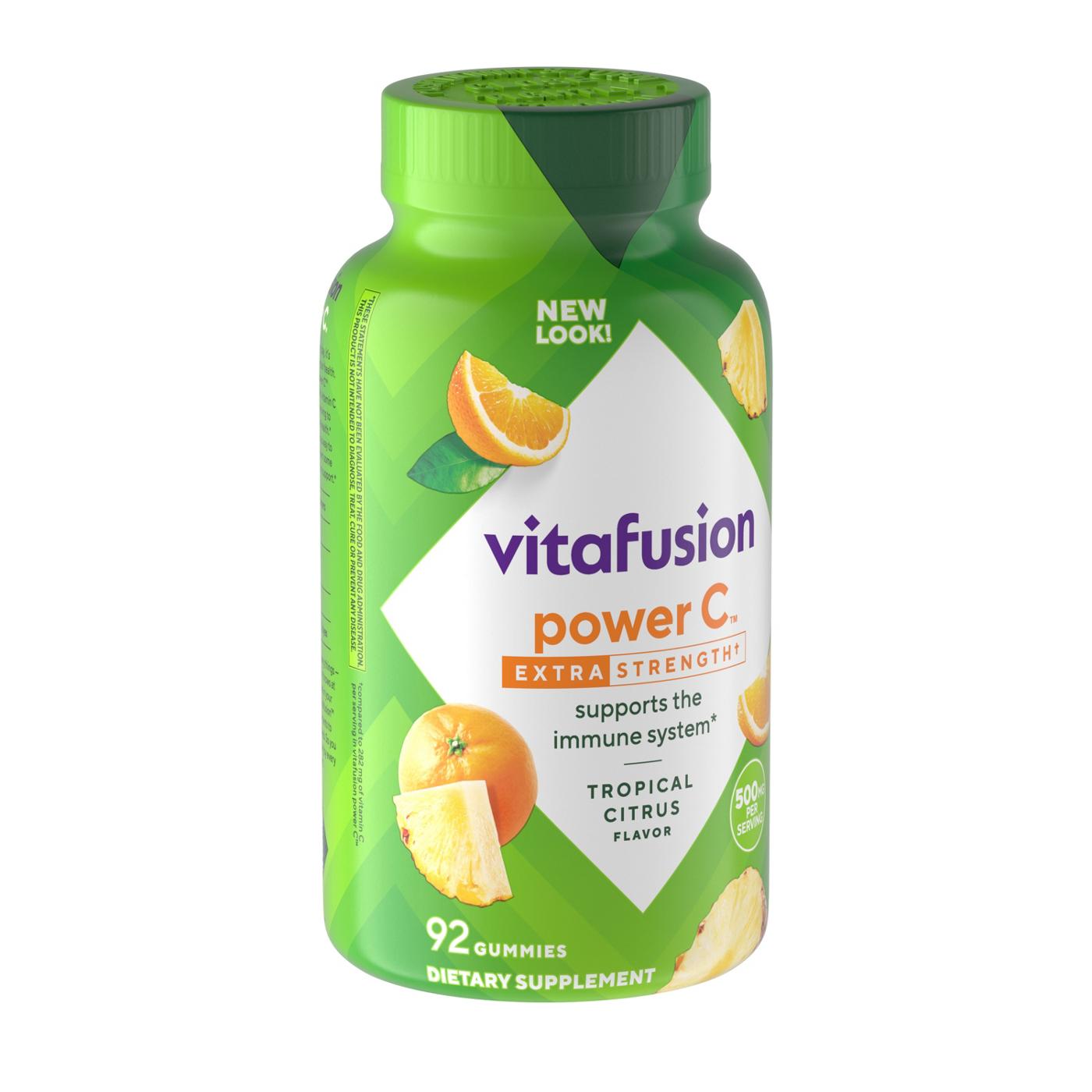 Vitafusion Power C Extra Strength 500 mg Gummies - Tropical Citrus; image 4 of 6