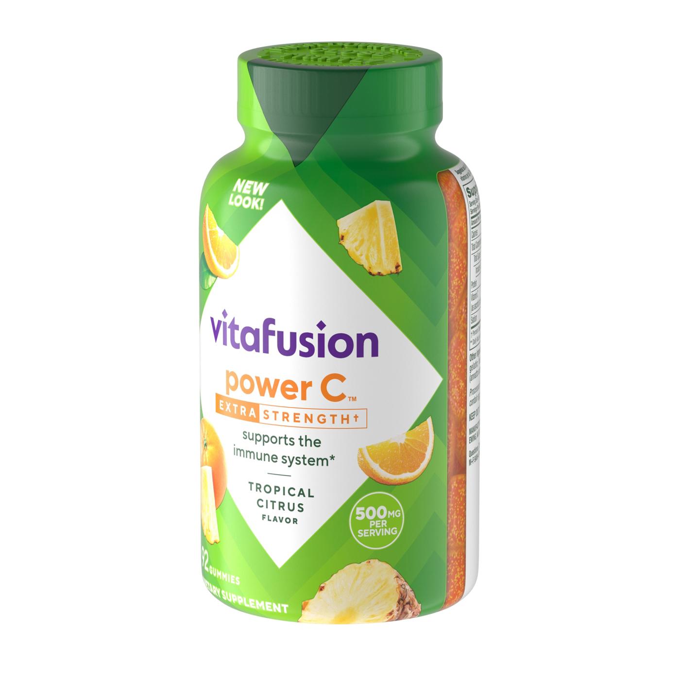 Vitafusion Power C Extra Strength 500 mg Gummies - Tropical Citrus; image 6 of 6