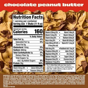 Premier Protein 30g Protein Shakes 4 pk - Chocolate Peanut Butter, 11 oz