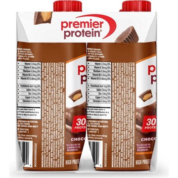 Premier Protein 30g Protein Shakes 4 pk - Chocolate Peanut Butter, 11 oz