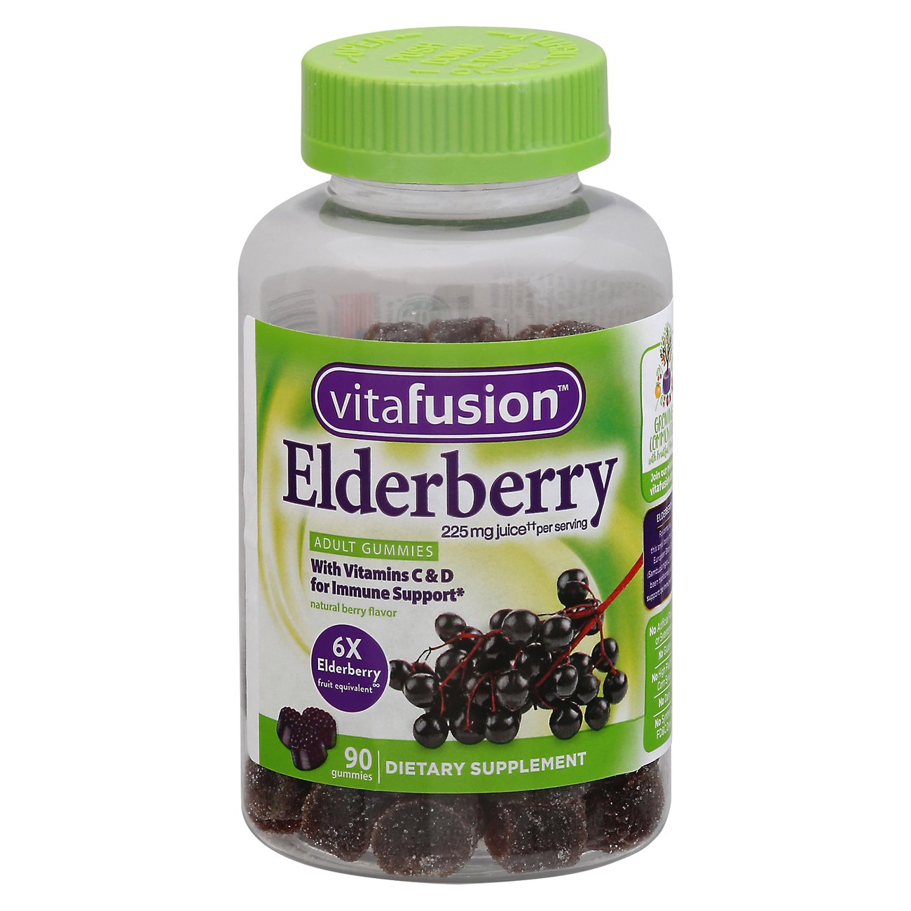 Vitafusion Elderberry Berry Gummies - Shop Multivitamins at H-E-B