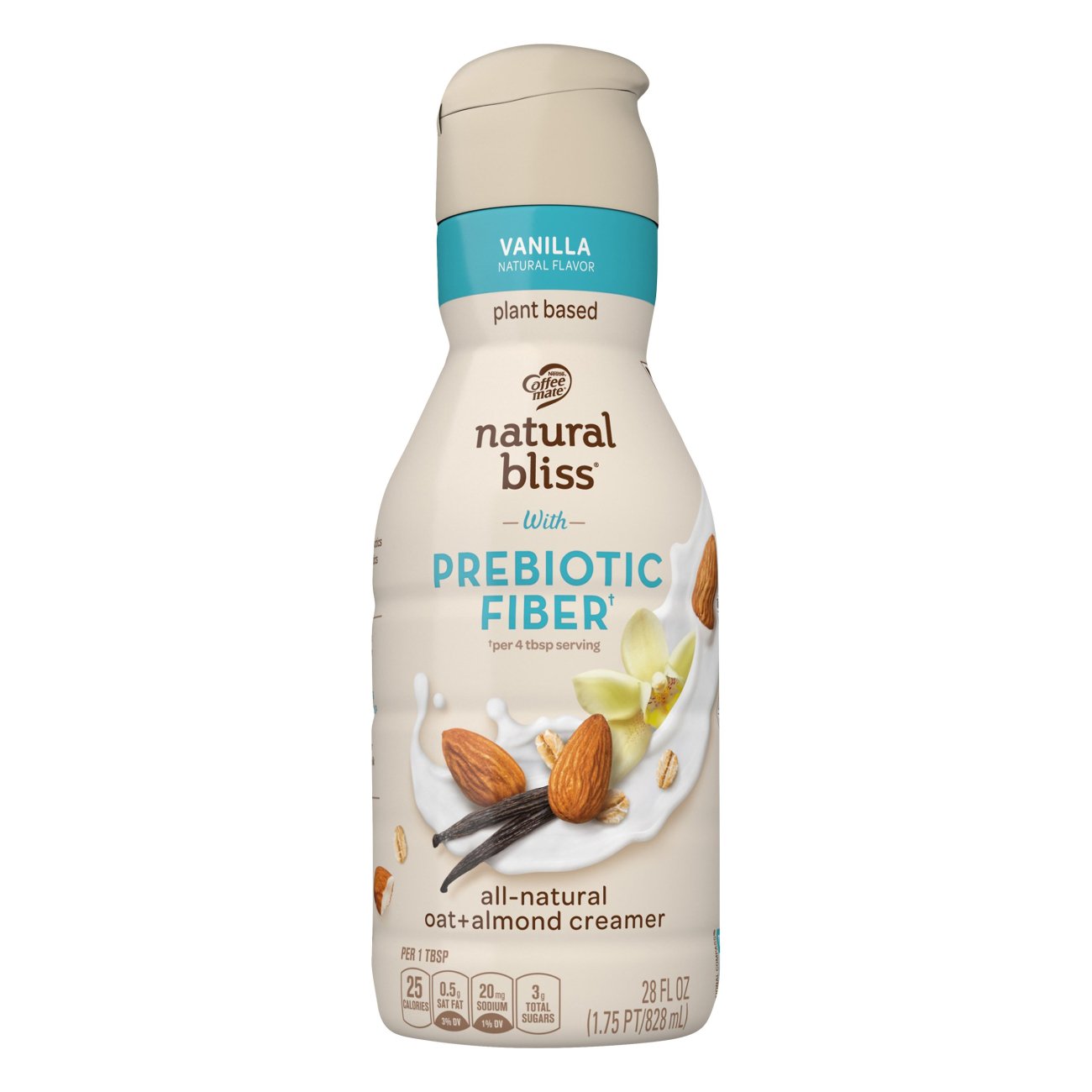 Nestle Coffee Mate Natural Bliss Prebiotic Fiber Vanilla Oat & Almond