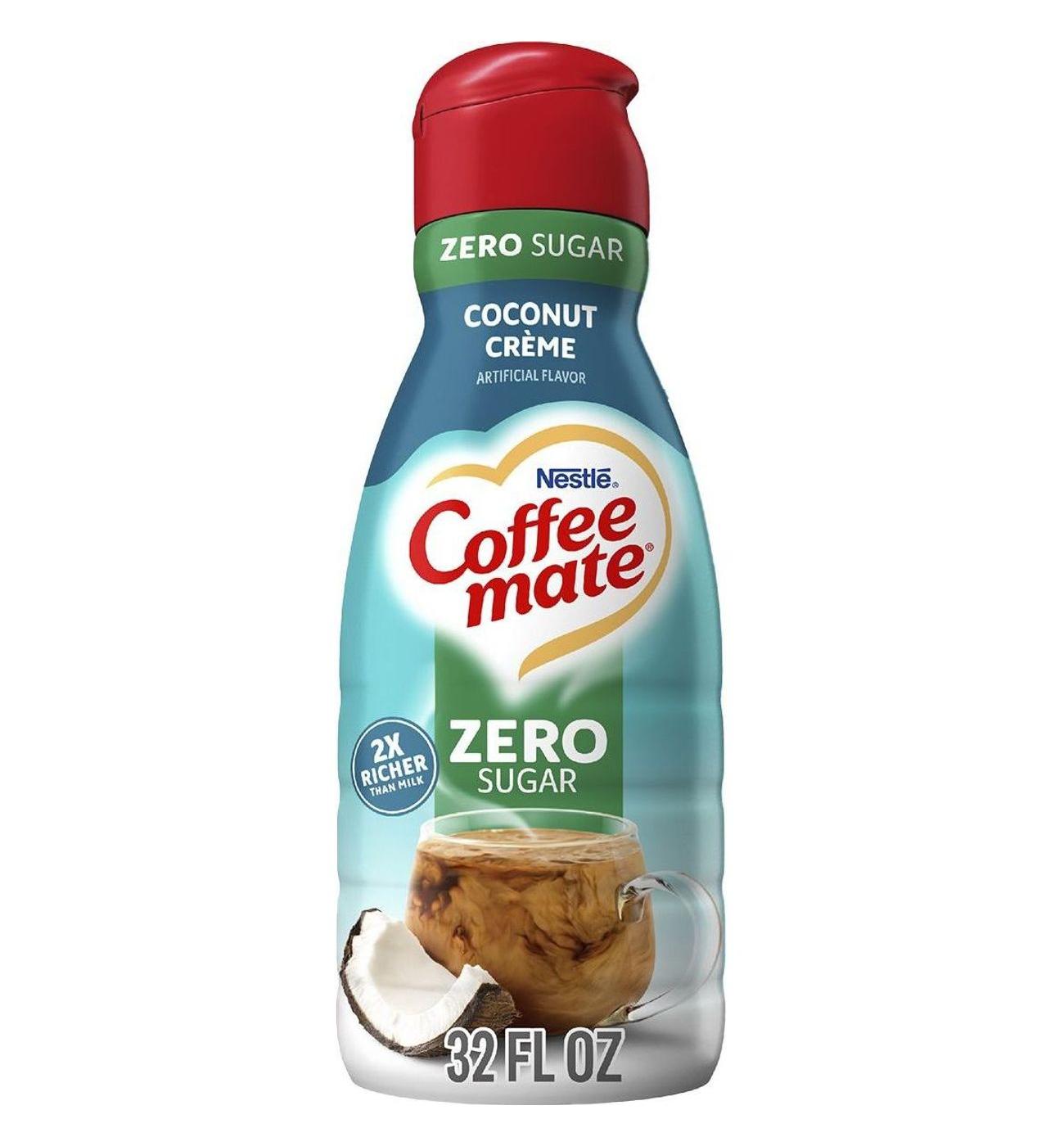 Nestle Coffee Mate Zero Sugar Liquid Coffee Creamer - Coconut Creme; image 1 of 8