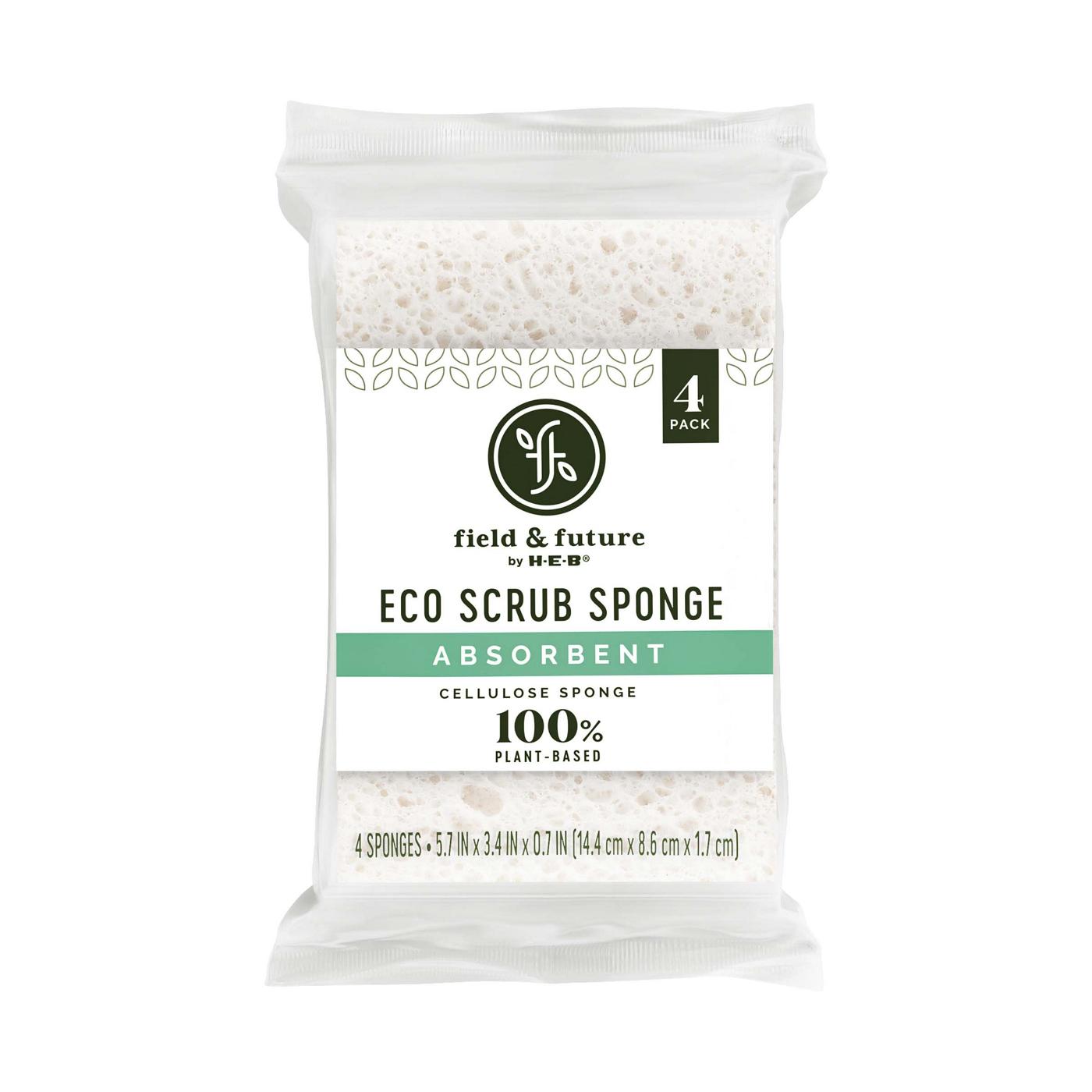 Field & Future by H-E-B Eco Scrub Absorbent Sponges; image 1 of 4