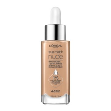L'Oréal Paris True Match Hyaluronic Tinted Serum Foundation Makeup - Medium 4-5