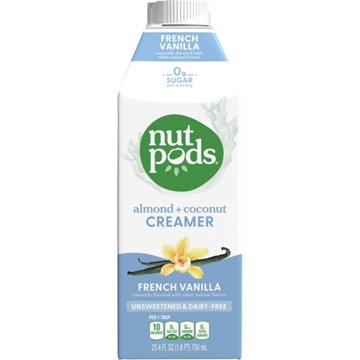 Nutpods Dairy Free Liquid Coffee Creamer - French Vanilla, 25.4 oz