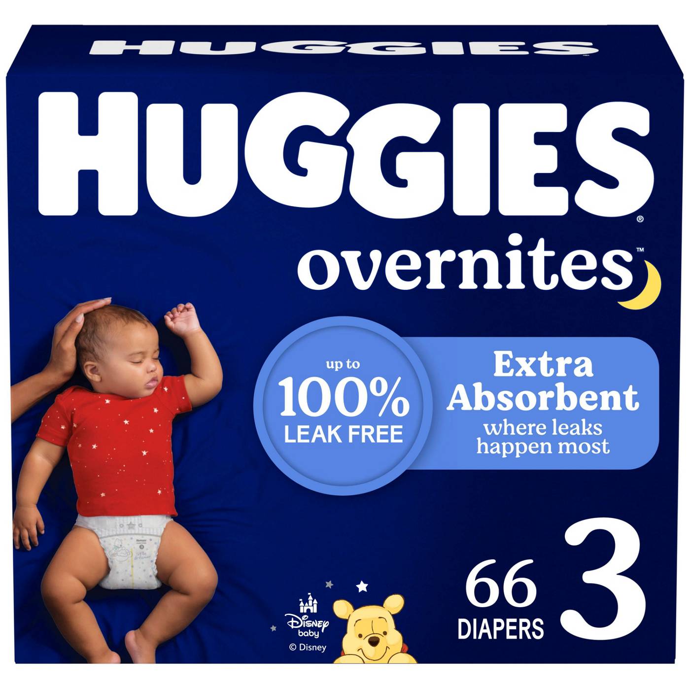 Huggies Overnites Nighttime Baby Diapers - Size 3; image 1 of 7