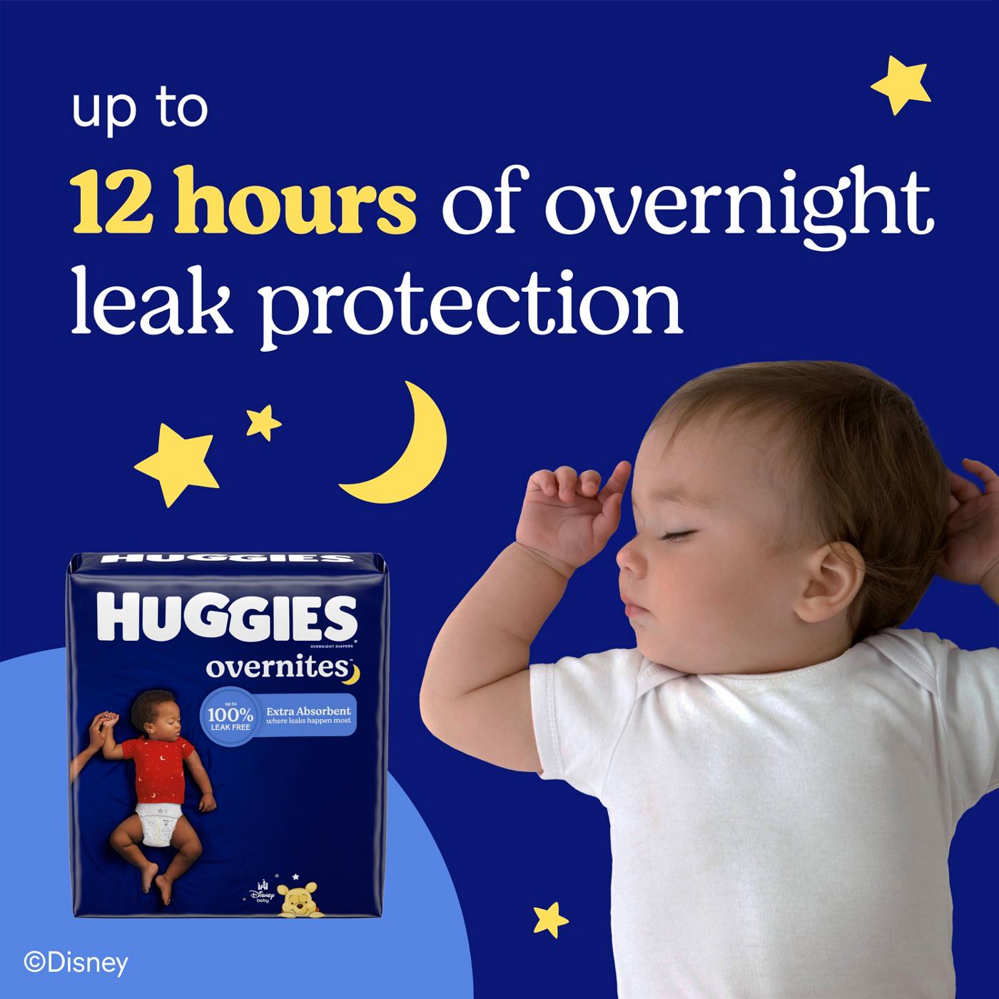 Huggies Overnites Nighttime Baby Diapers - Size 6; image 5 of 8
