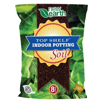 New Earth Top Shelf Indoor Potting Soil, 8 qt