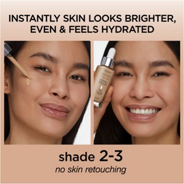 L'Oréal Paris True Match Hyaluronic Tinted Serum Foundation Makeup - Light 2-3, 1 oz