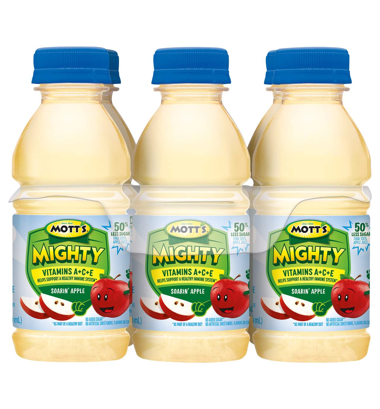 Mott's 100% Apple Juice 8 oz Bottles - Shop Juice at H-E-B