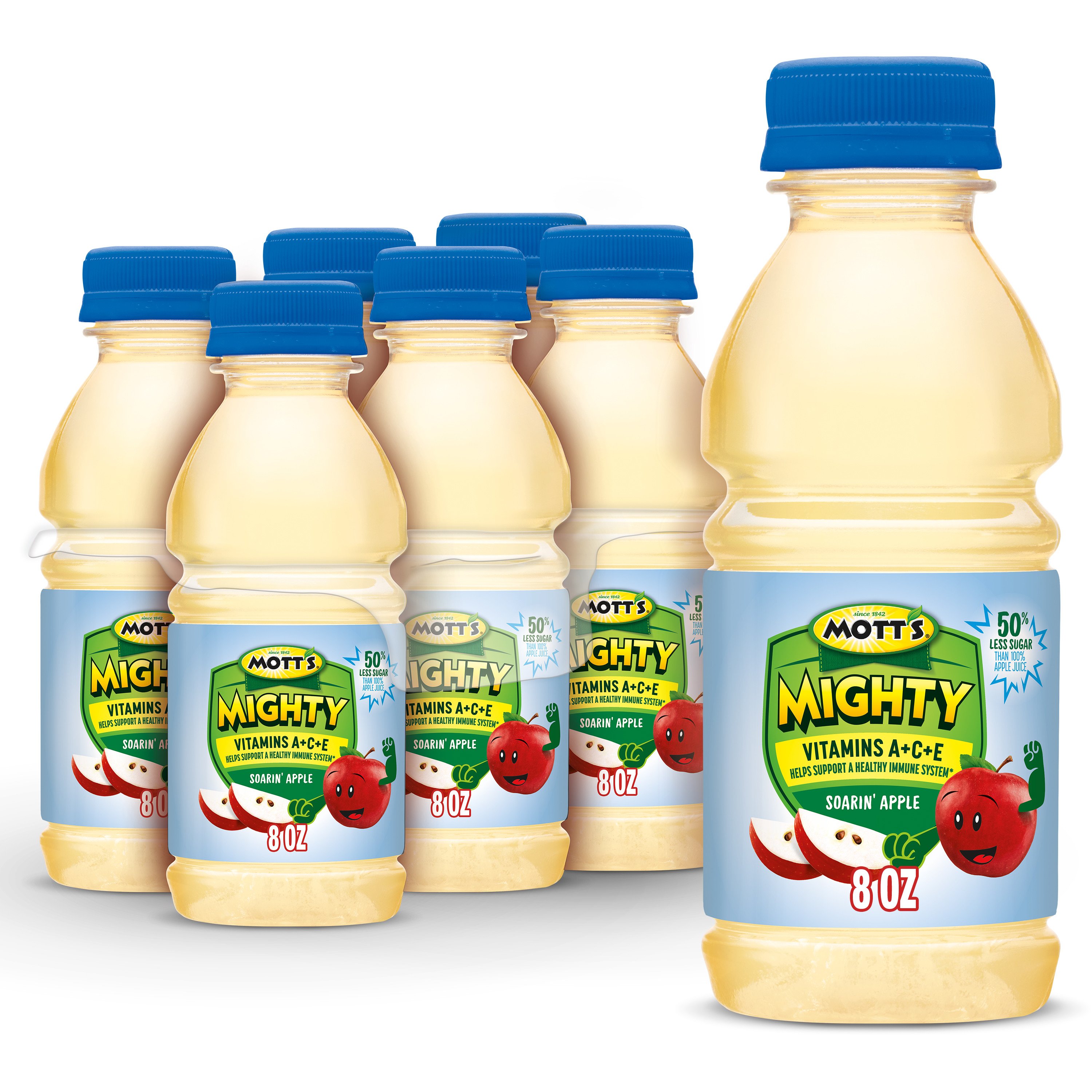 Mott's 100% Apple Juice 8 oz Bottles - Shop Juice at H-E-B