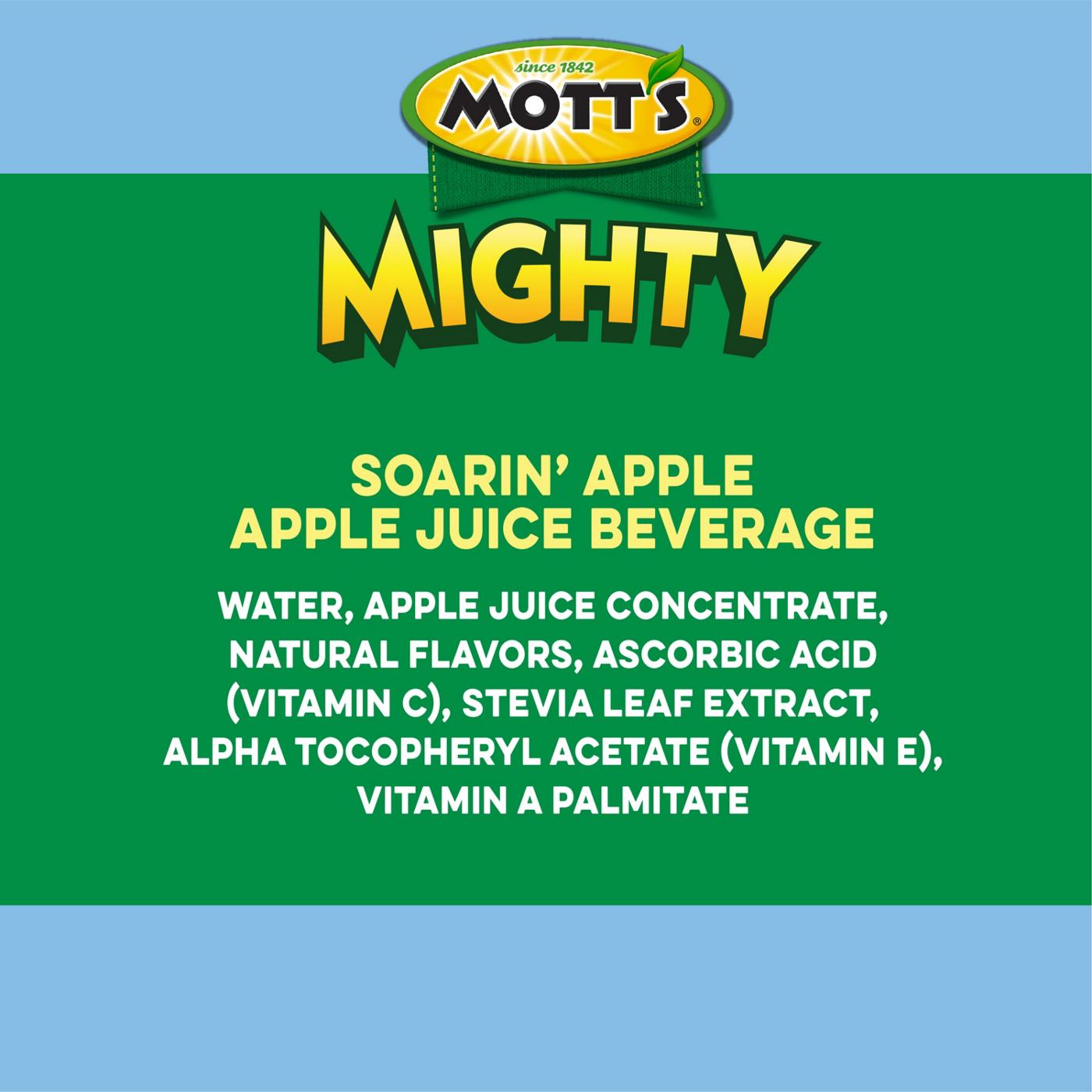 Mott's Mighty Soarin' Apple Juice 8 oz Bottles; image 5 of 6