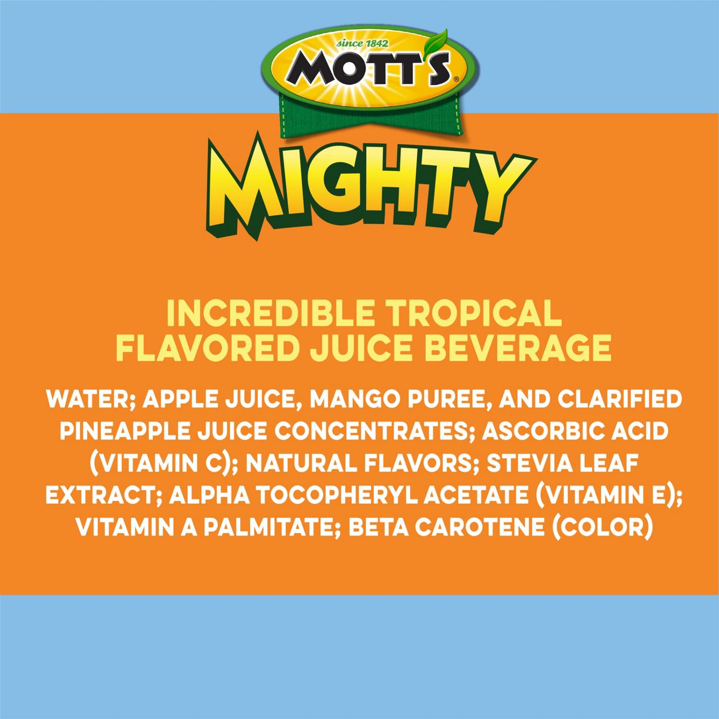 Mott's Mighty Incredible Tropical Juice 8 oz Bottles; image 5 of 6