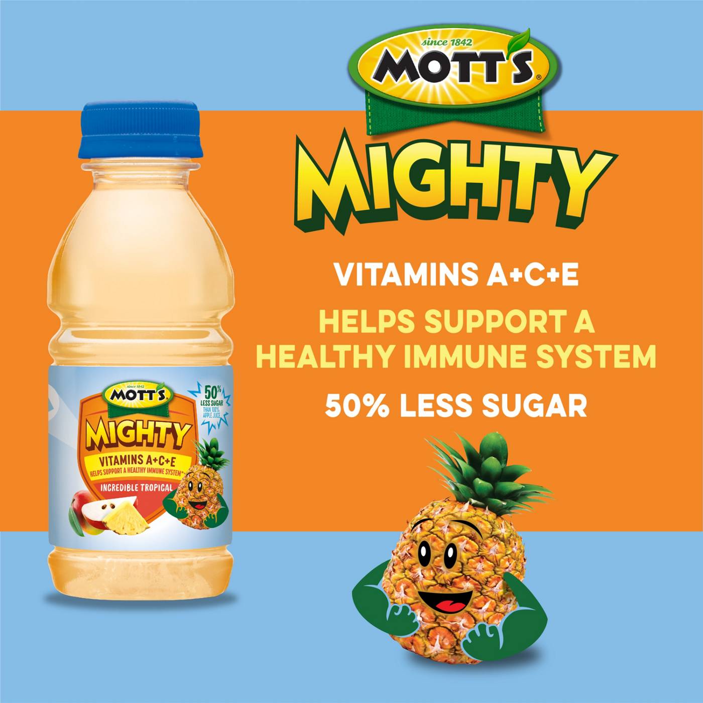 Mott's Mighty Incredible Tropical Juice 8 oz Bottles; image 6 of 6
