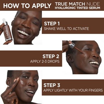 L'Oréal Paris True Match Hyaluronic Tinted Serum Foundation Makeup - Medium Tan 5-6