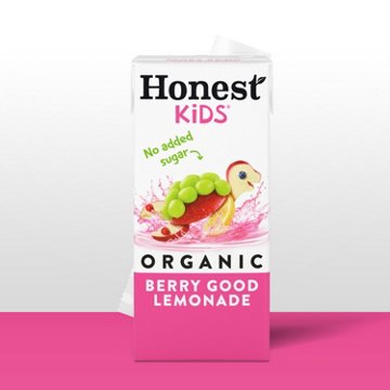 Honest Kids Organic Berry Good Lemonade 8 pk Juice Boxes, 6 oz