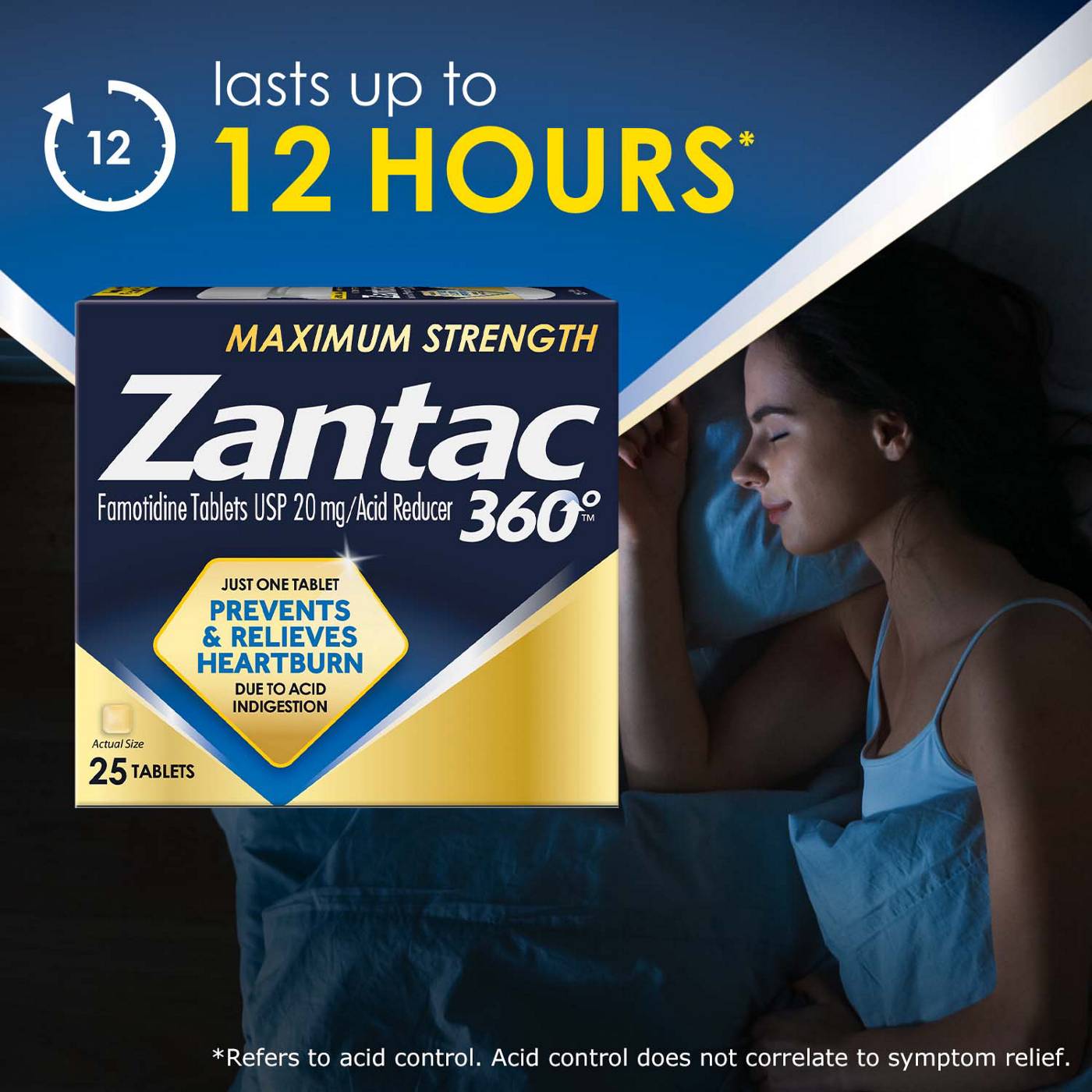 Zantac 360 Maximum Strength Tablets; image 4 of 8