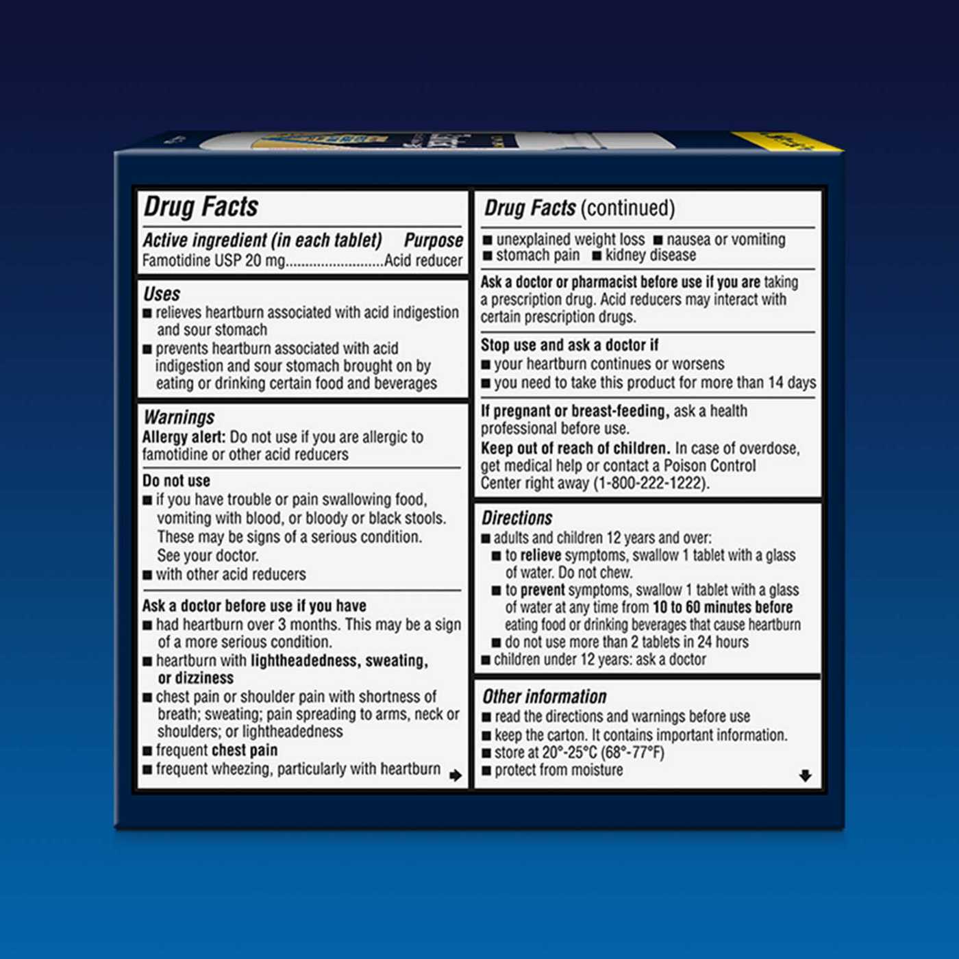 Zantac 360 Maximum Strength Tablets; image 8 of 9