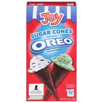 Joy OREO Sugar Cones, 12 ct