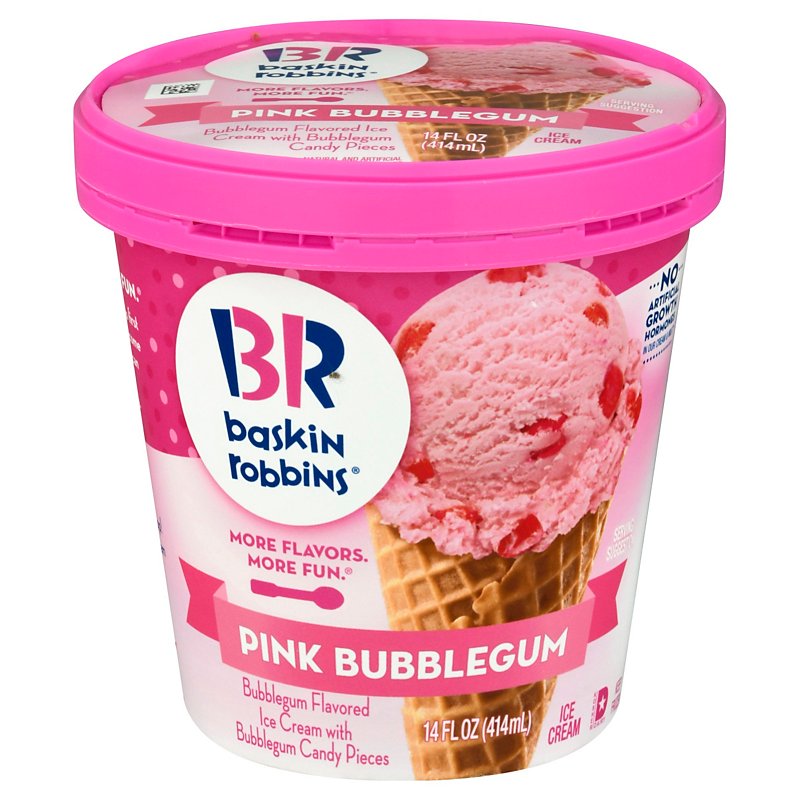Baskin Robbins Pink Bubblegum Ice Cream - Shop Ice Cream at H-E-B