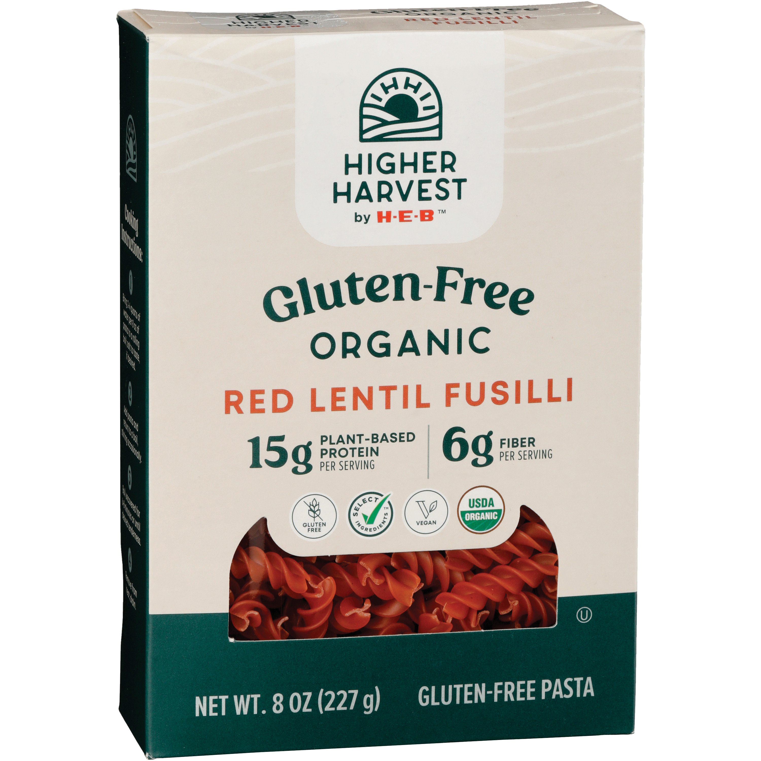 glemsom Måge Render H-E-B Organics Gluten-Free Red Lentil Fusilli Pasta - Shop Pasta at H-E-B