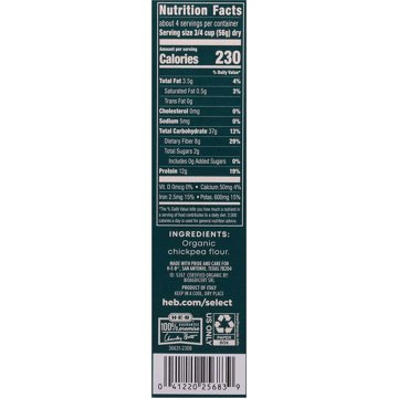 Higher Harvest by H-E-B Gluten Free Organic 12g Protein Chickpea Shells Pasta Noodles