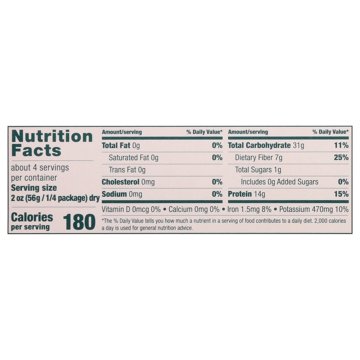 Higher Harvest by H-E-B Gluten Free Organic 14g Protein Yellow Lentil & Brown Rice Spaghetti Noodles, 8 oz