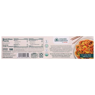 Higher Harvest by H-E-B Gluten Free Organic 14g Protein Yellow Lentil & Brown Rice Spaghetti Noodles, 8 oz