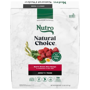 Nutro Natural Choice Adult Dry Dog Food - Beef and Brown Rice Recipe