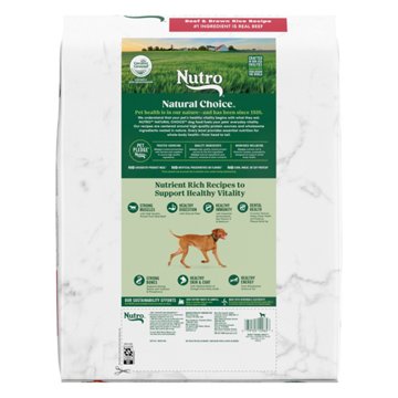 Nutro Natural Choice Adult Dry Dog Food - Beef and Brown Rice Recipe