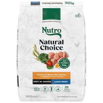 Nutro Natural Choice Adult Large Breed Dry Dog Food - Chicken and Brown Rice Recipe