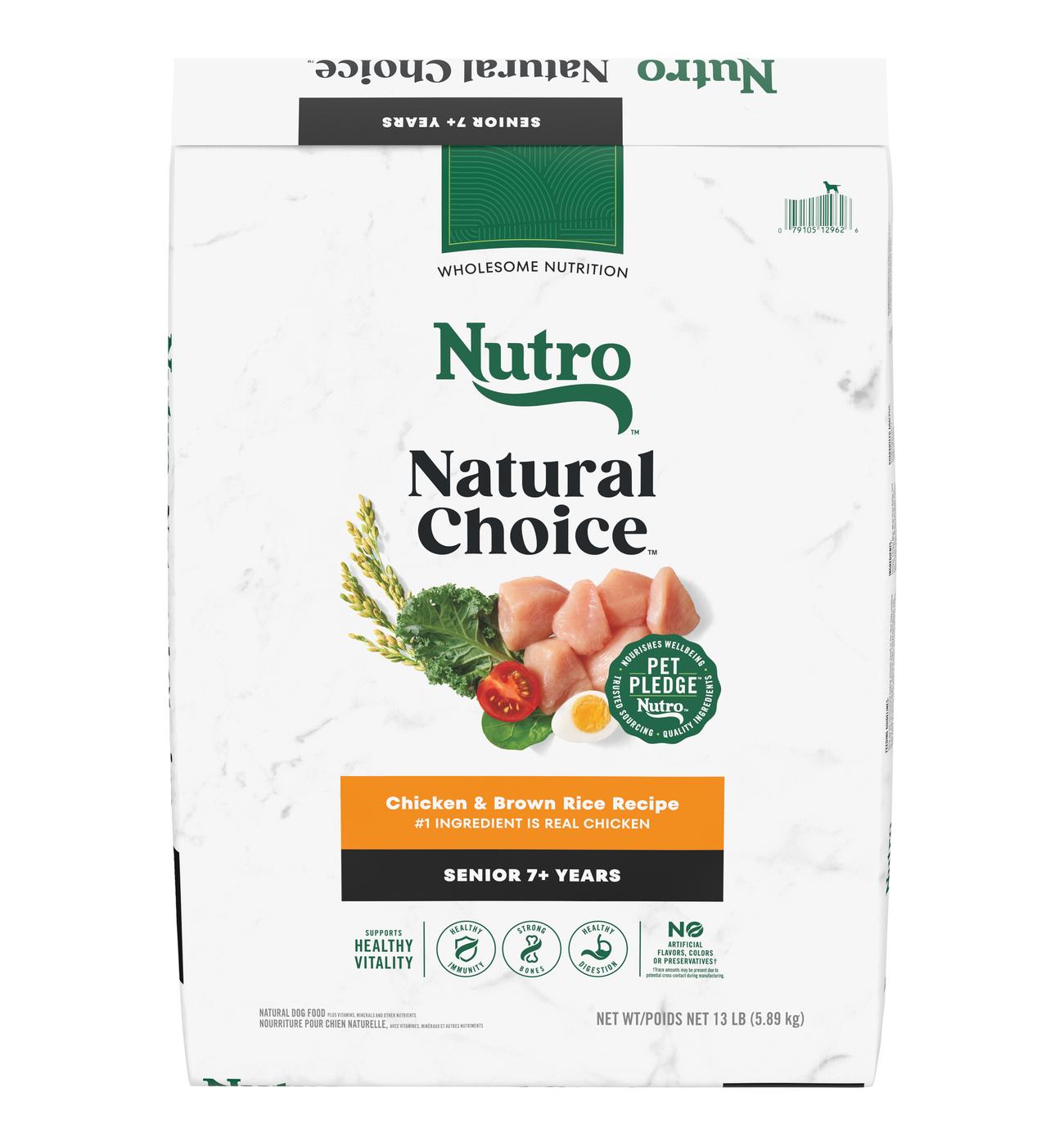 Nutro Natural Choice Senior Chicken & Brown Rice Dry Dog Food; image 1 of 5