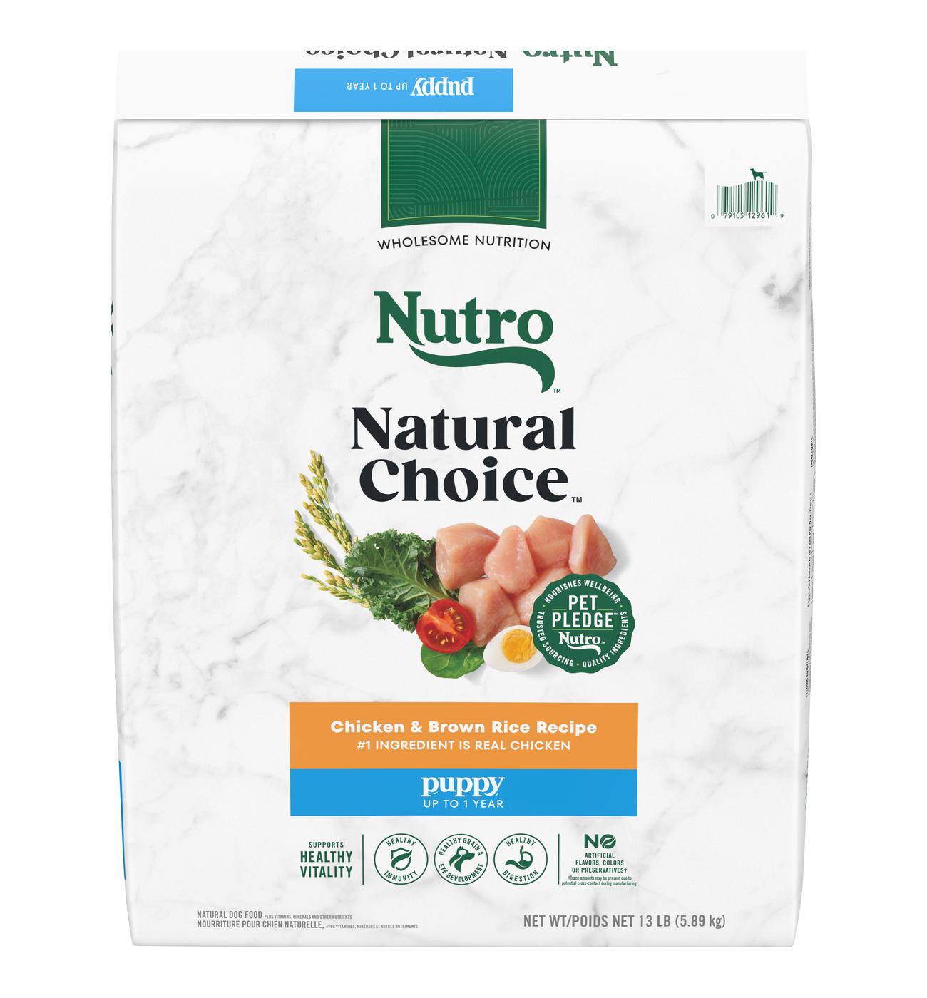 Nutro Natural Choice Puppy Chicken Brown Rice Dry Dog Food