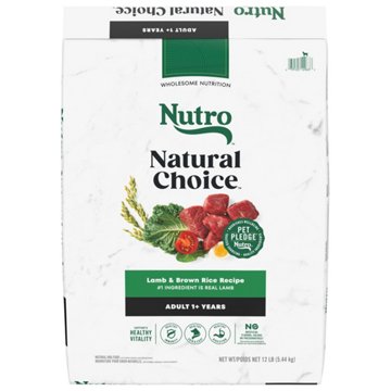 Nutro Natural Choice Adult Dry Dog Food - Lamb and Brown Rice Recipe