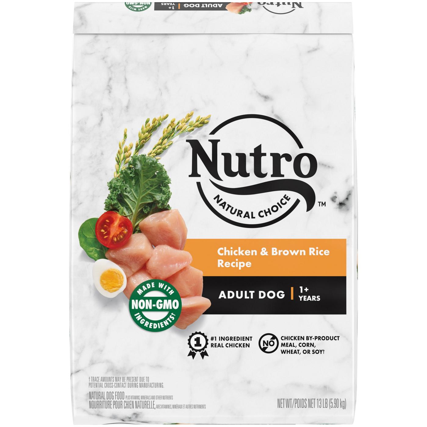 Nutro Natural Choice Adult Chicken & Brown Rice Dry Dog Food; image 1 of 4