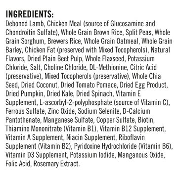 Nutro Natural Choice Adult Large Breed Dry Dog Food - Lamb and Brown Rice Recipe