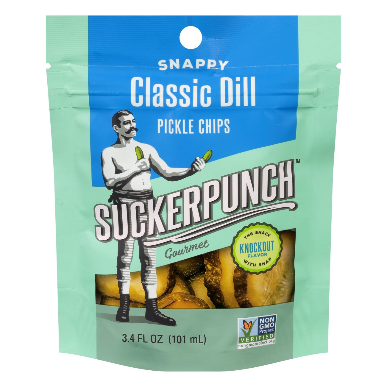 Suckerpunch Gourmet Classic Dill Gourmet Pickle Chips Shop Snacks & Candy at HEB