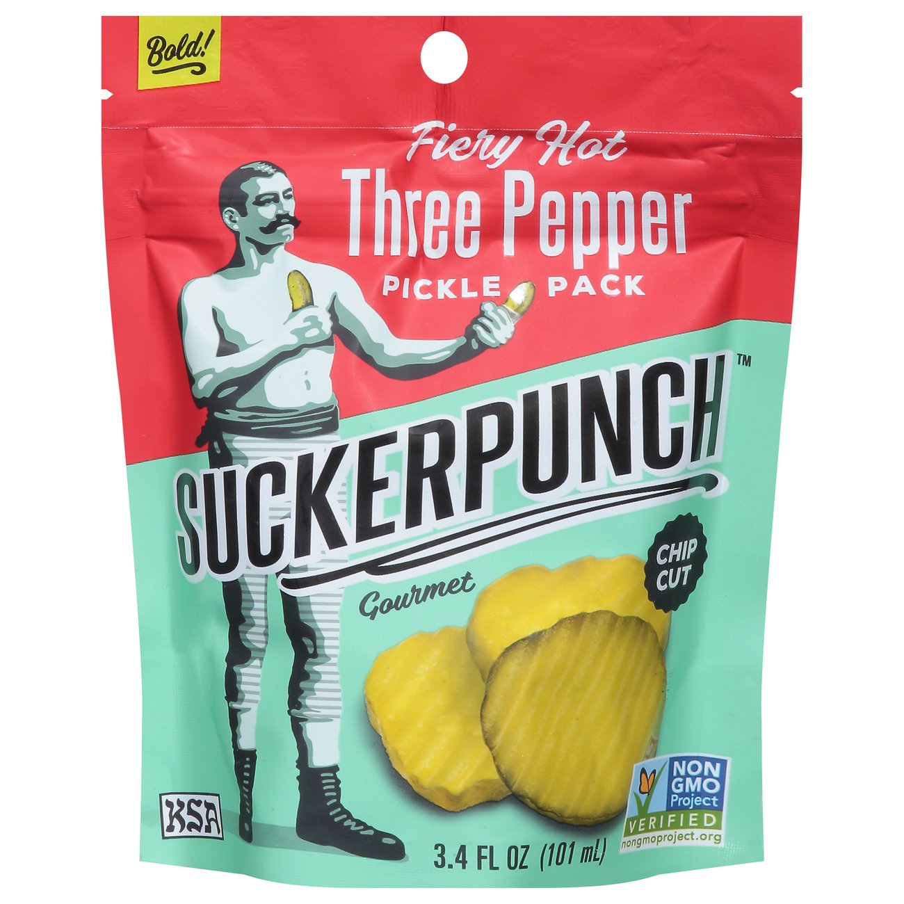 Suckerpunch Gourmet 3Pepper Fire Gourmet Pickle Chips Shop Chips at