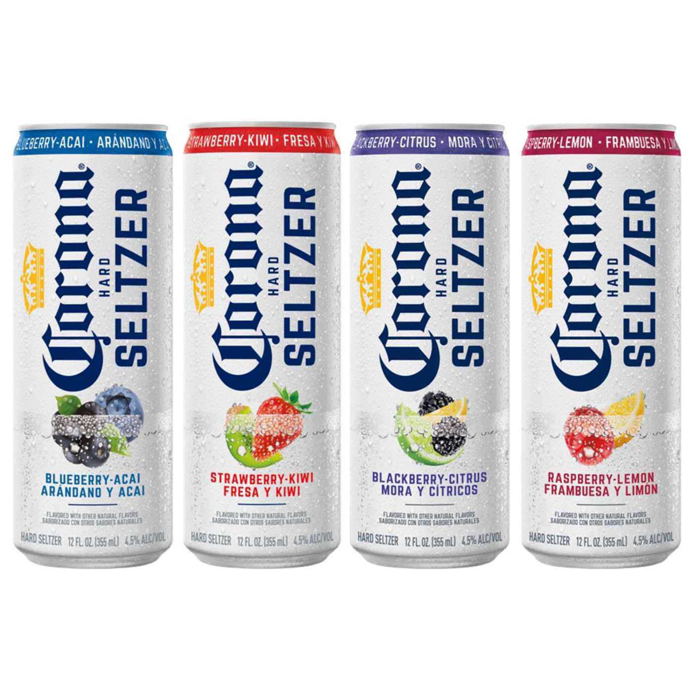 Corona Hard Seltzer Berry Mix Variety Pack Gluten Free 12 oz Cans, 12 pk; image 6 of 8