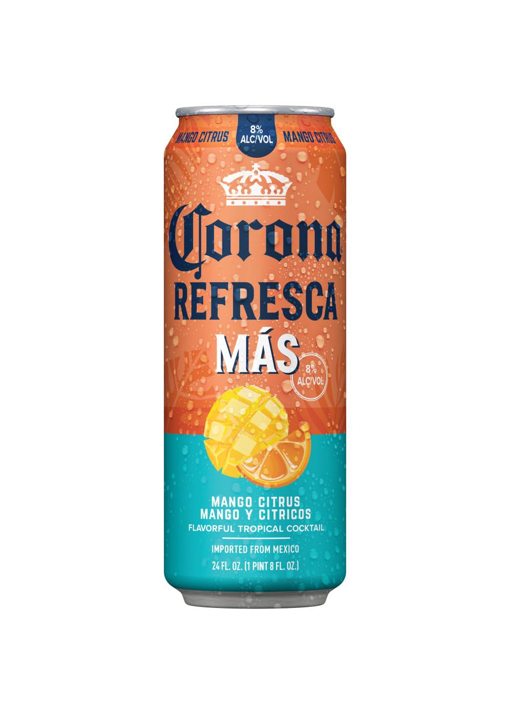 Corona Refresca Mas Mango Citrus Spiked Tropical Cocktail Can; image 1 of 6