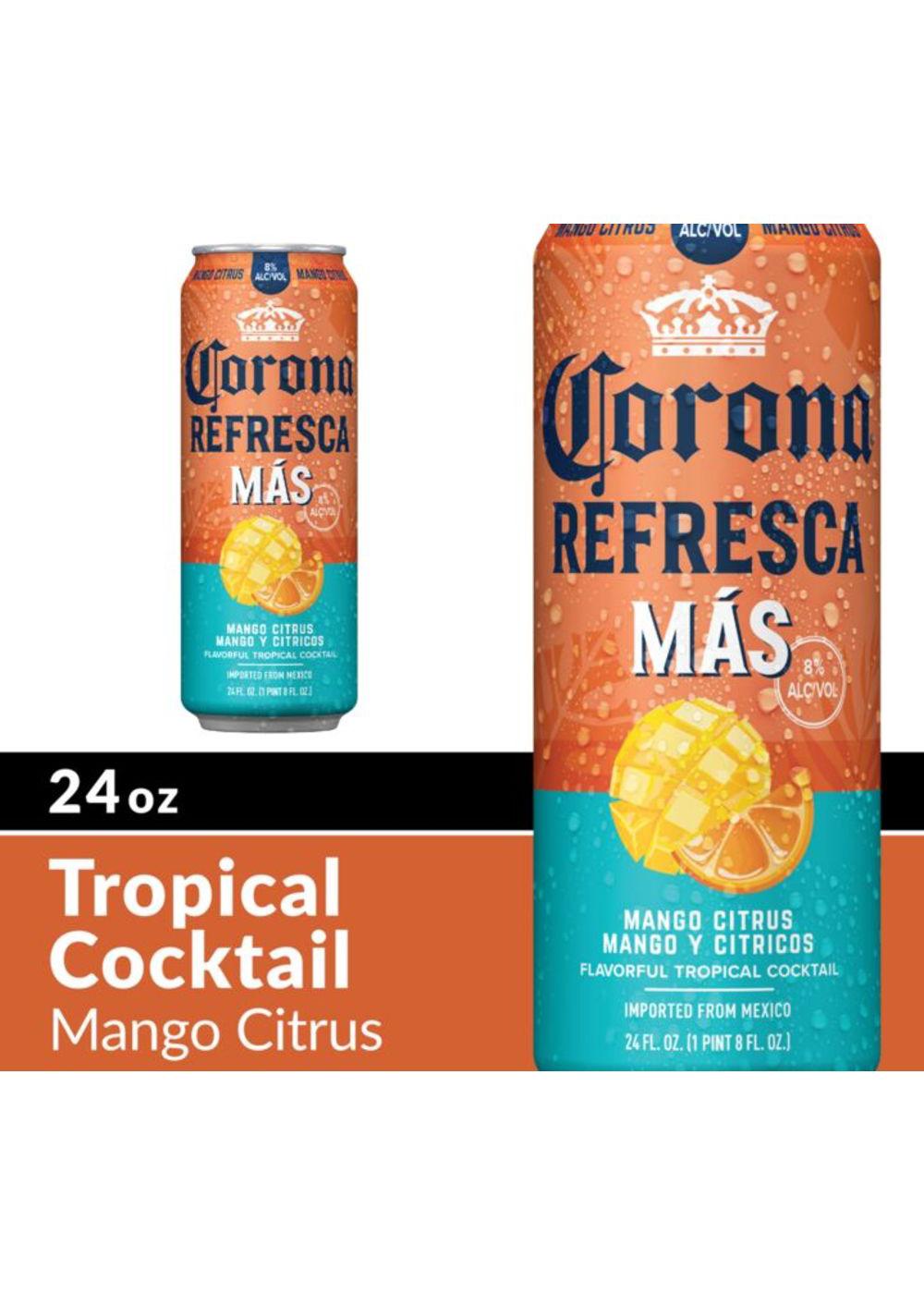 Corona Refresca Mas Mango Citrus Spiked Tropical Cocktail Can; image 5 of 6