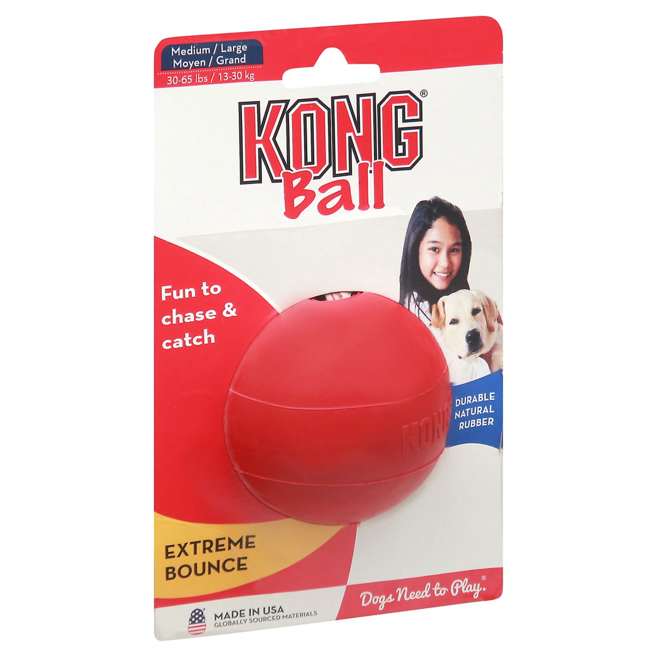 Kong ball hot sale dog toy