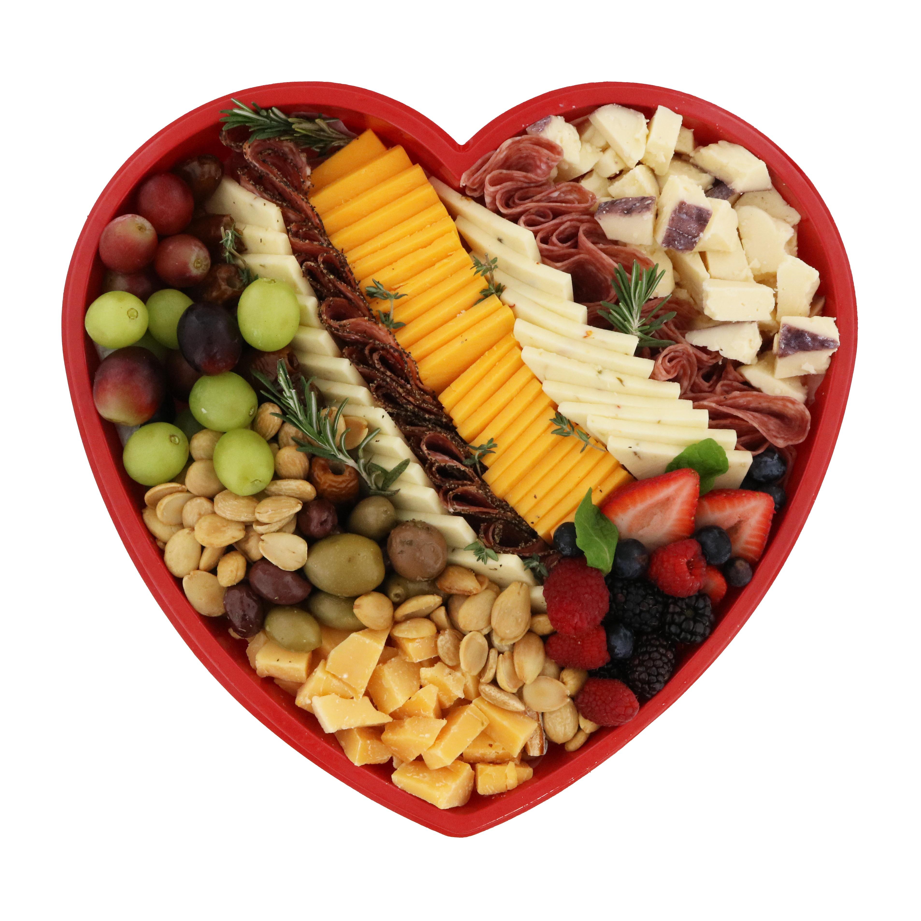 H-E-B Be My Cheesy Valentine Heart-Shaped Cheese Board - Shop Standard ...